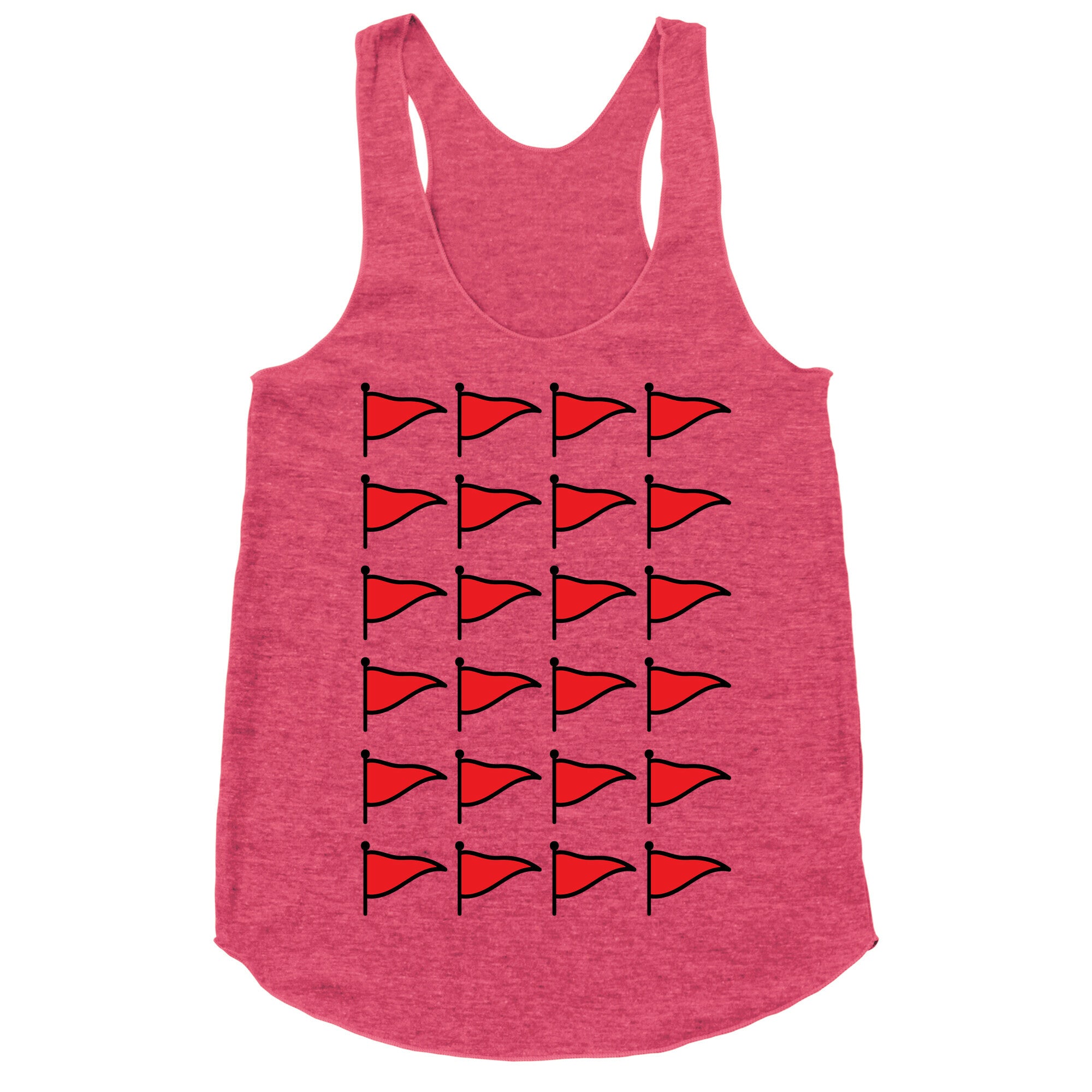 Red Flags Racerback Tank
